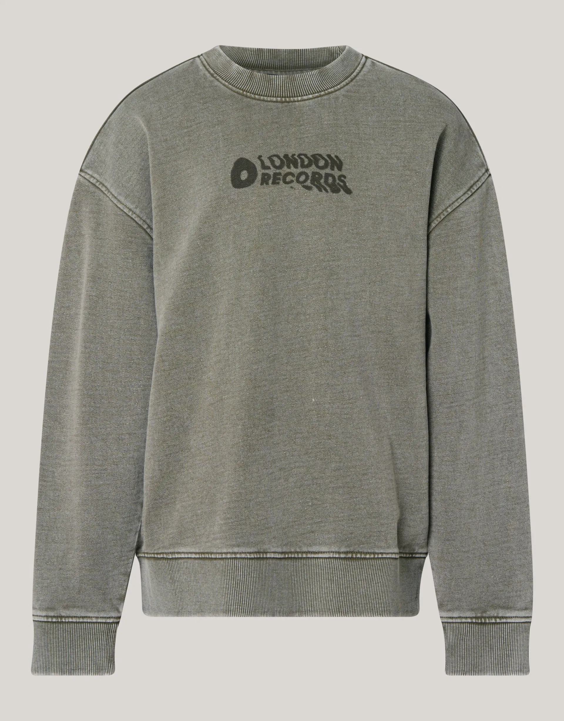 Shoeby Tekstprint Sweater Donkergrijs< Gebreide Truien|Sweaters