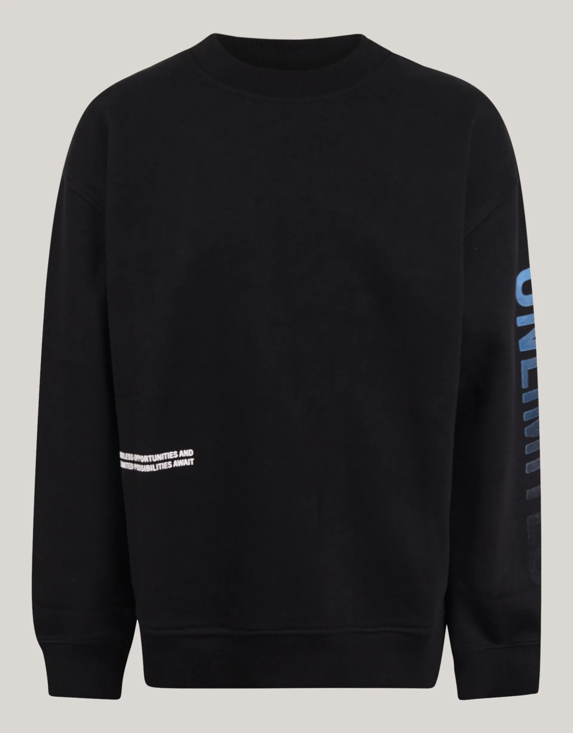 Shoeby Tekstprint Sweater Zwart< Gebreide Truien|Sweaters