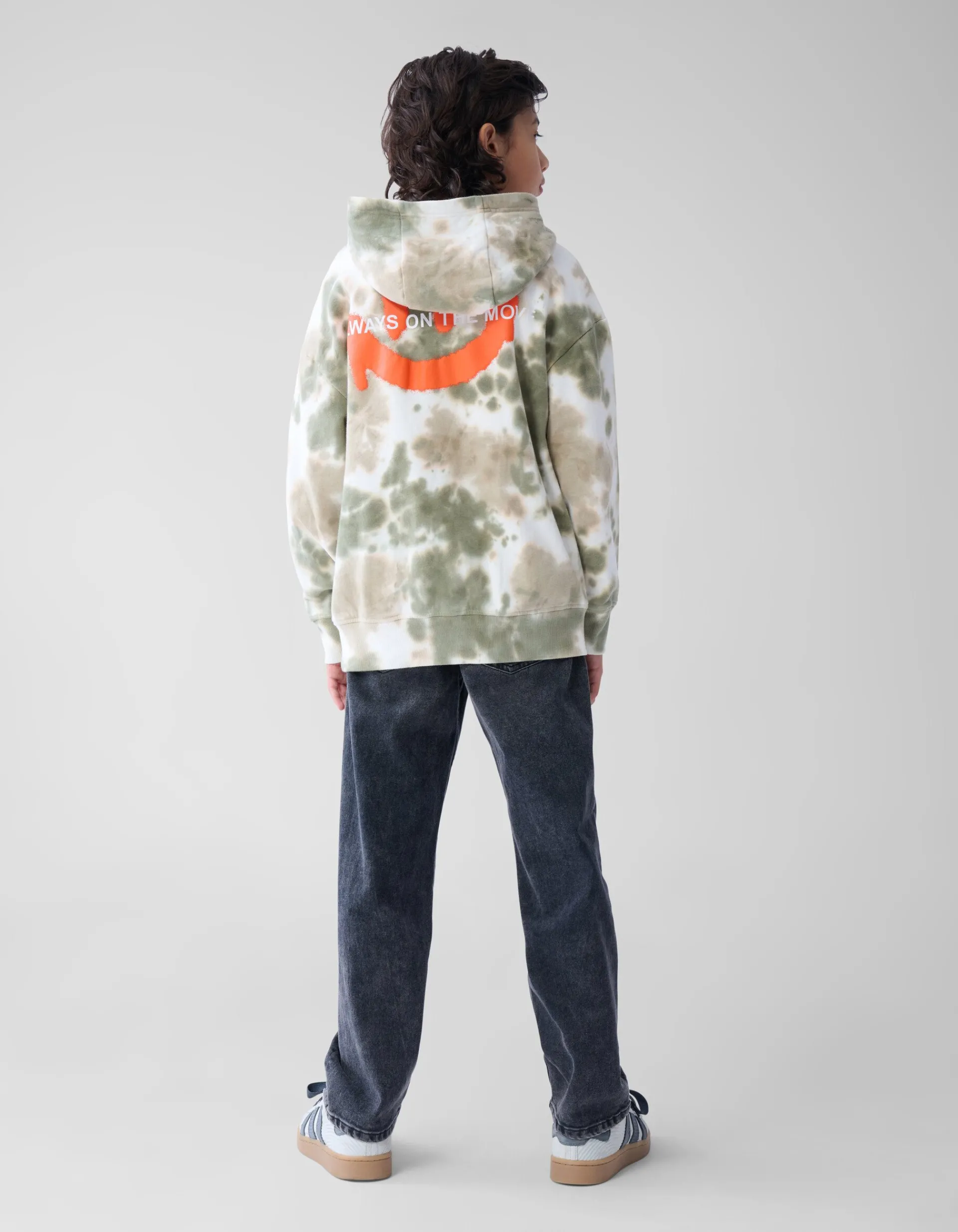 Shoeby Tie Dye Hoodie Groen< Gebreide Truien|Hoodies