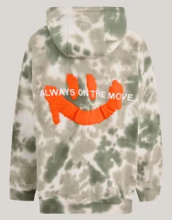 Shoeby Tie Dye Hoodie Groen< Gebreide Truien|Hoodies