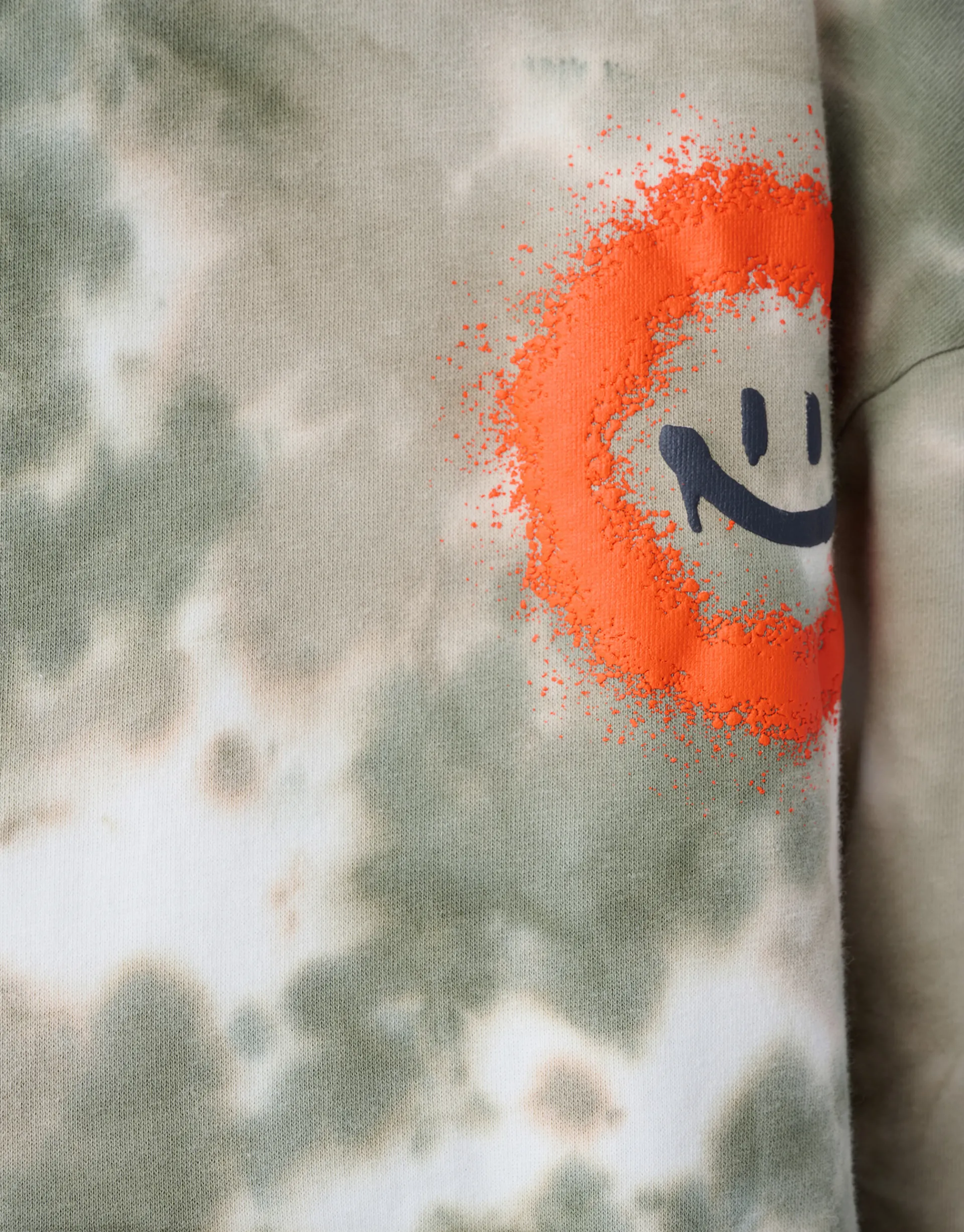 Shoeby Tie Dye Hoodie Groen< Gebreide Truien|Hoodies