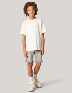 Shoeby Towelling Artwork T-shirt Gebroken Wit< T-Shirts