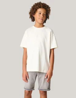 Shoeby Towelling Artwork T-shirt Gebroken Wit< T-Shirts