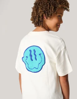 Shoeby Towelling Artwork T-shirt Gebroken Wit< T-Shirts