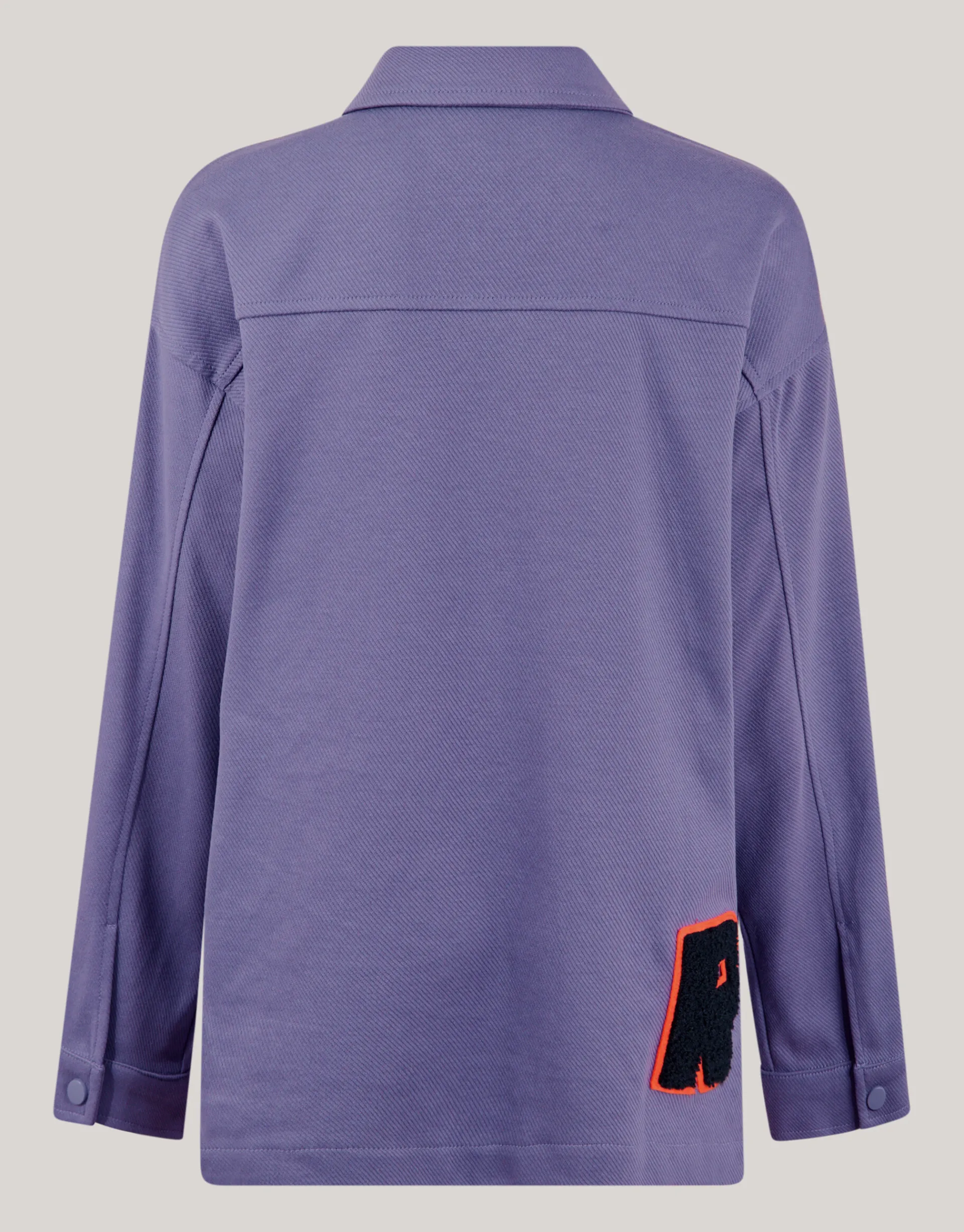 Shoeby Towelling Patch Overshirt Paars< Jacks