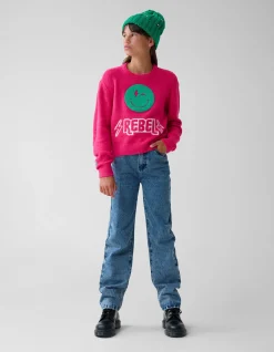 Shoeby Towelling Trui Roze< Gebreide Truien