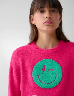 Shoeby Towelling Trui Roze< Gebreide Truien