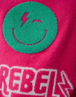 Shoeby Towelling Trui Roze< Gebreide Truien
