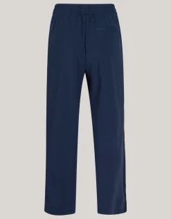 Shoeby Travel Tape Wide Leg Broek Donkerblauw By Mieke<DAMES Broeken