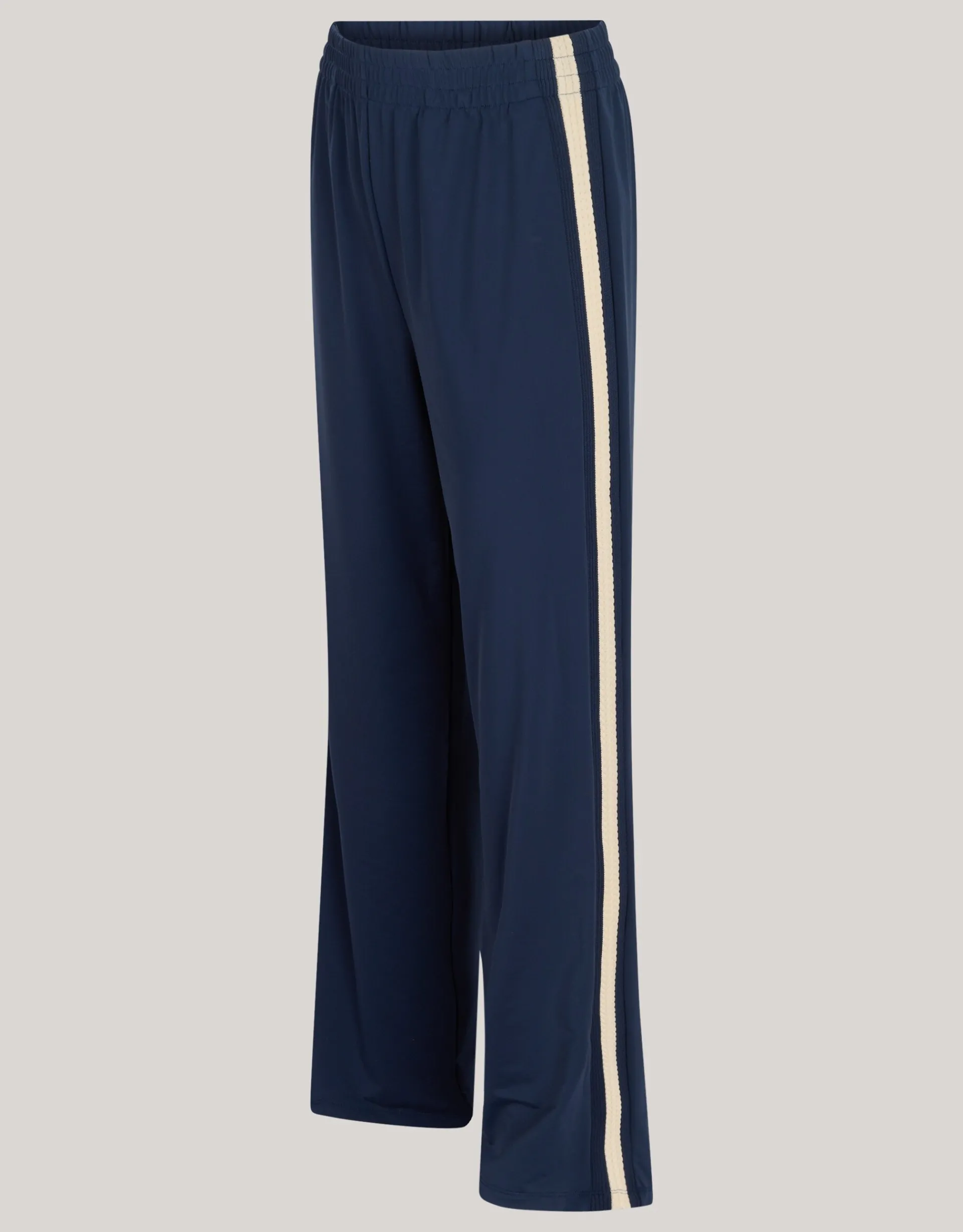Shoeby Travel Tape Wide Leg Broek Donkerblauw By Mieke<DAMES Broeken