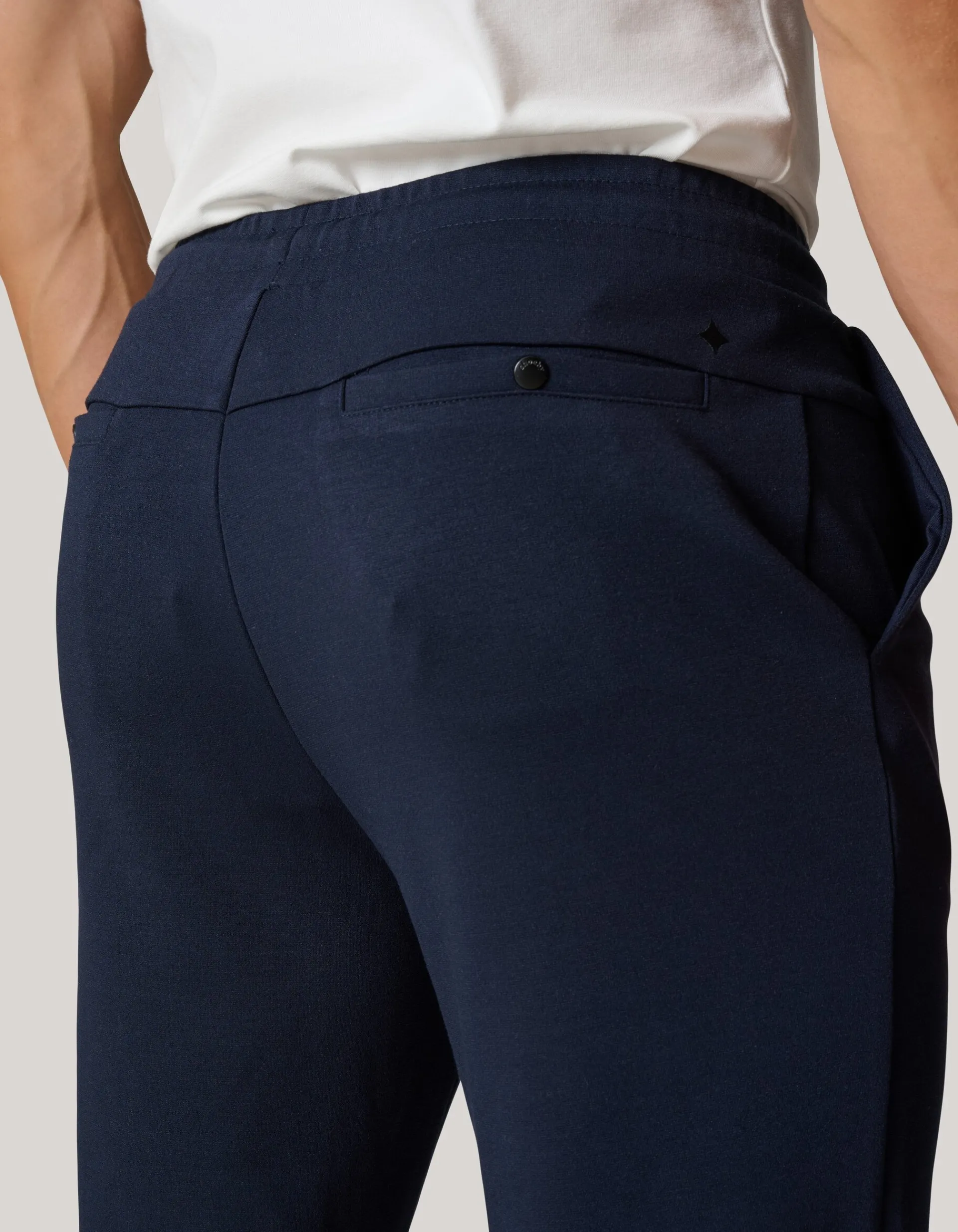 Shoeby Tricot Broek Donkerblauw<Heren Broeken