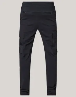 Shoeby Tricot Cargo Broek Zwart<Heren Broeken
