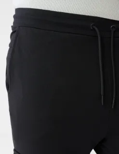 Shoeby Tricot Cargo Broek Zwart<Heren Broeken
