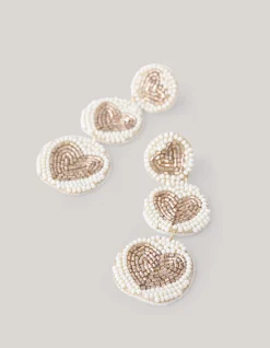 Shoeby Triple Heart Oorbellen Goud<DAMES Sieraden
