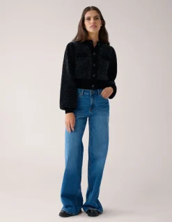 Shoeby Turn Up Wide Leg Fit Jeans By Mieke<DAMES Jeans