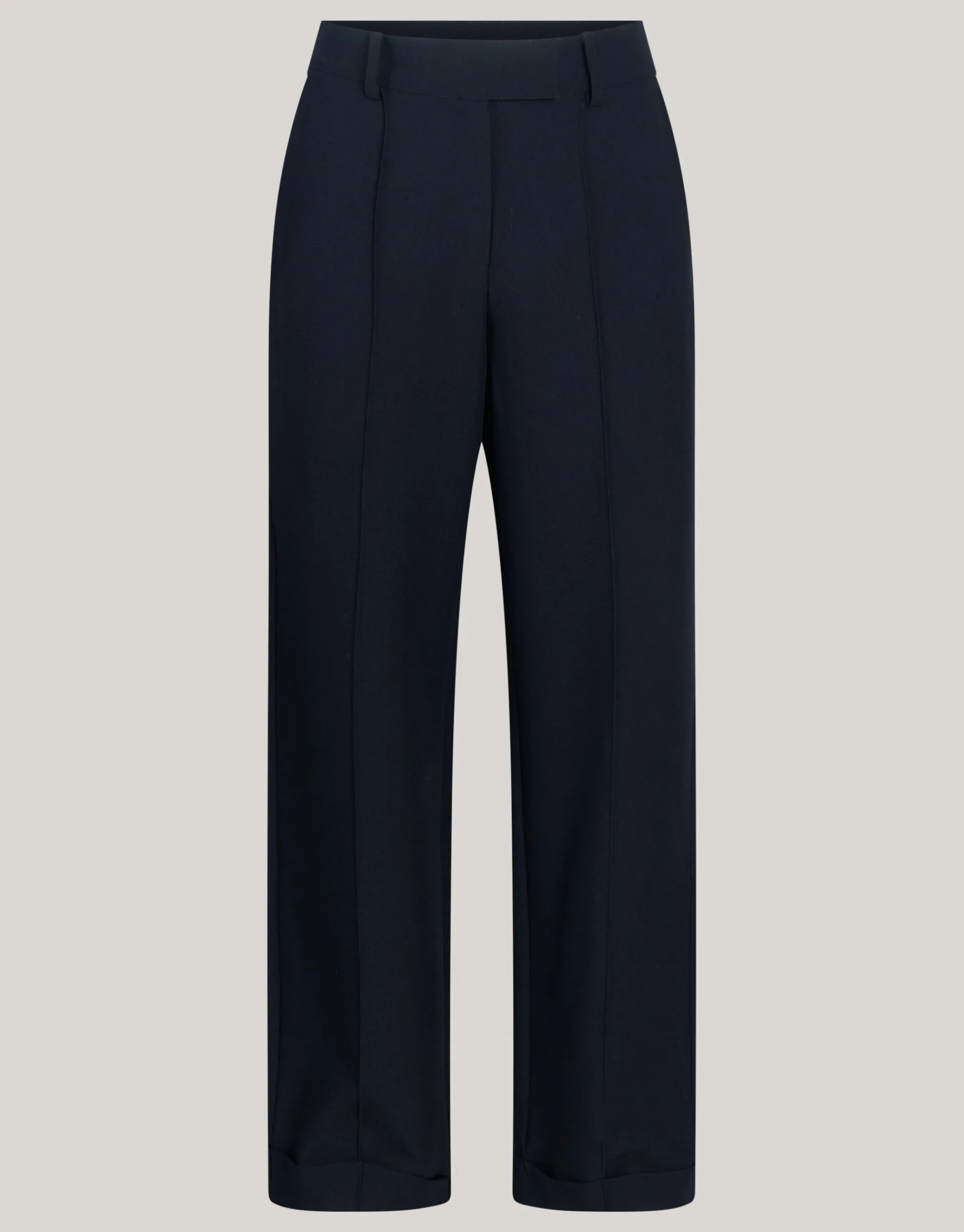 Shoeby Turnup Pantalon Zwart By Fred<DAMES Broeken