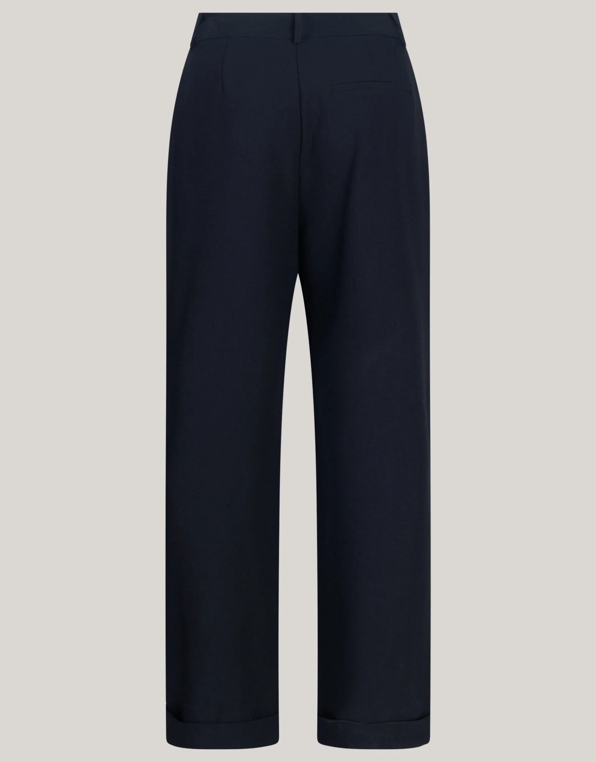 Shoeby Turnup Pantalon Zwart By Fred<DAMES Broeken
