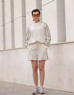 Shoeby Twill Short Gebroken Wit<DAMES Shorts