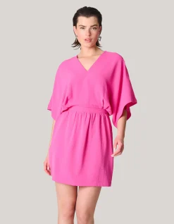 Shoeby Twist Mini Jurk Roze<DAMES Jurken