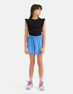 Shoeby Twist Short Blauw< Shorts