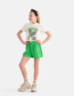 Shoeby Twist Short Groen< Shorts
