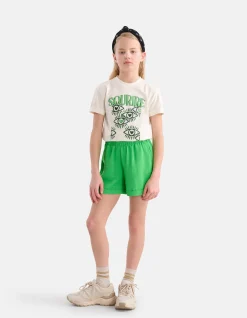 Shoeby Twist Short Groen< Shorts