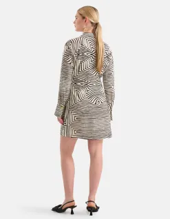 Shoeby Twisted Buckle Jurk Gebroken Wit<DAMES Jurken