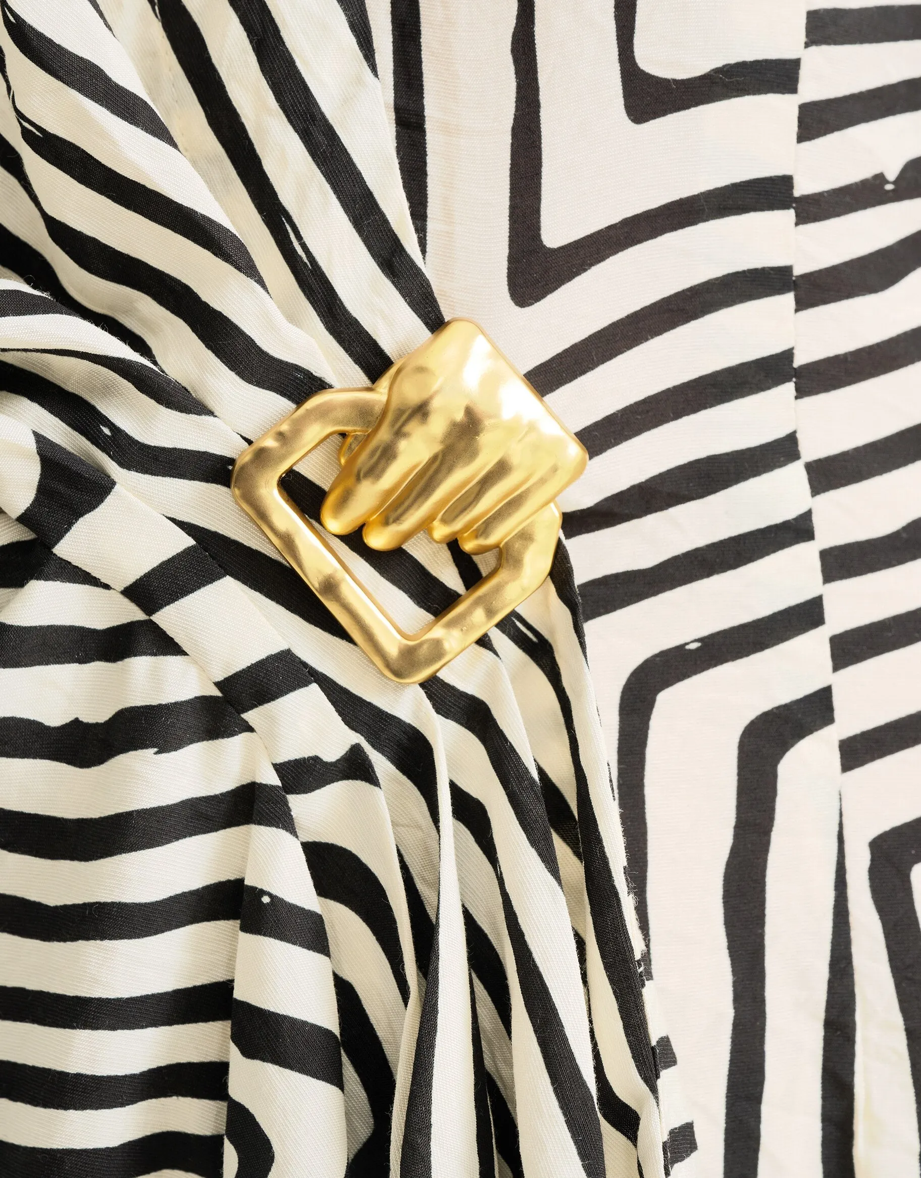 Shoeby Twisted Buckle Jurk Gebroken Wit<DAMES Jurken