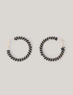 Shoeby Twisted Oorbellen Zwart<DAMES Sieraden