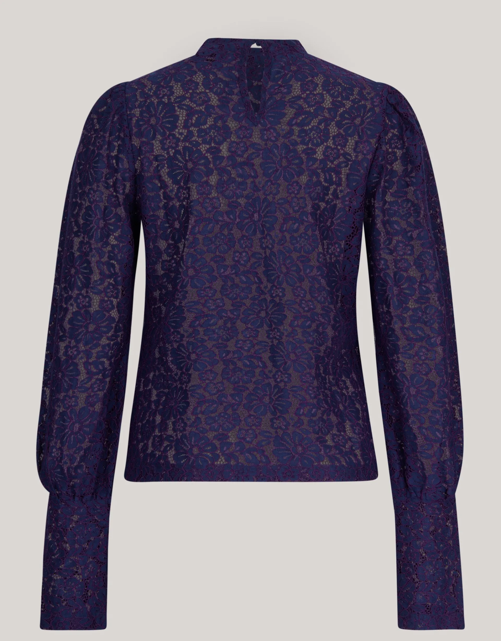 Shoeby Two Tone Kanten Top Donkerpaars<DAMES Tops