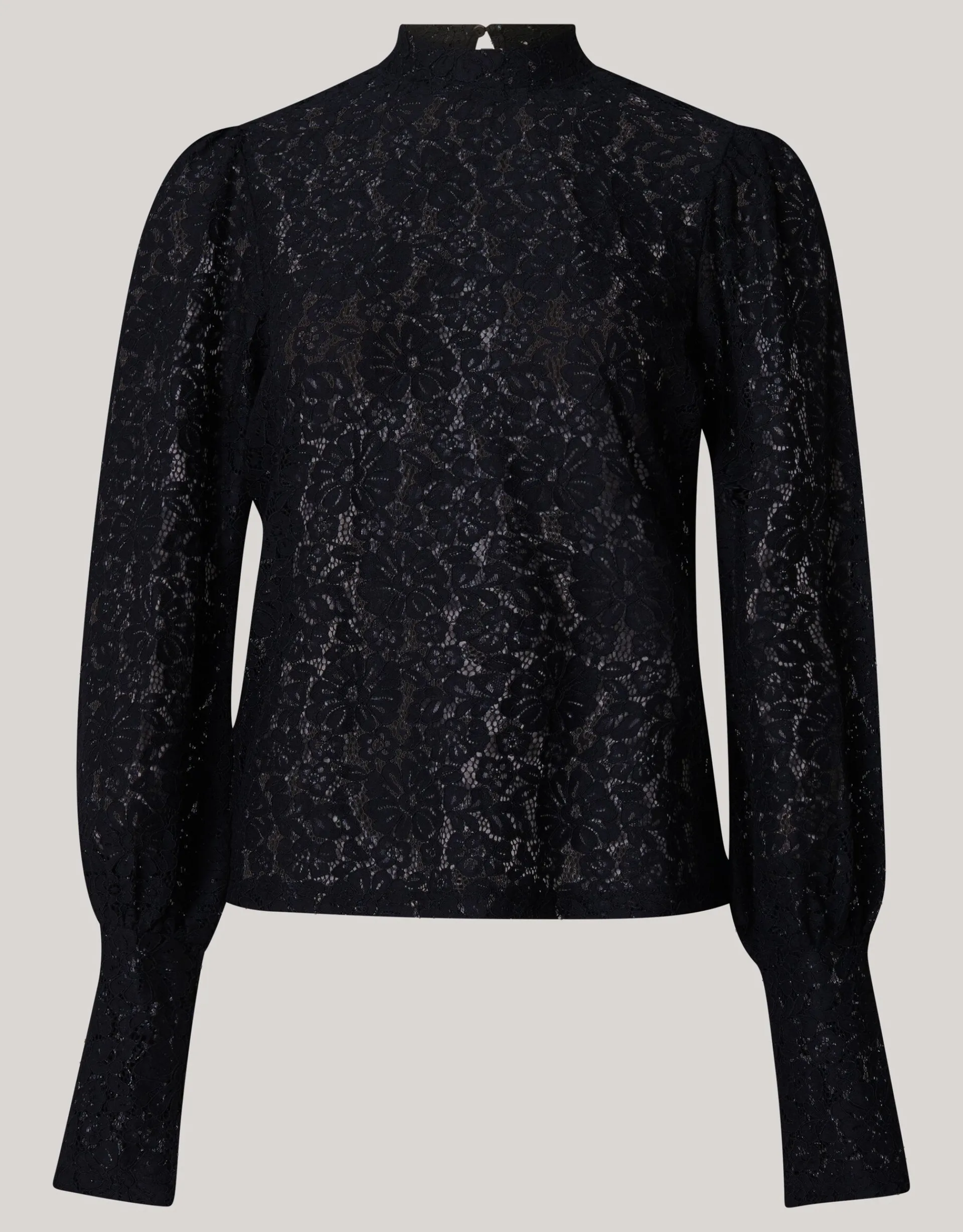 Shoeby Two Tone Kanten Top Zwart<DAMES Tops