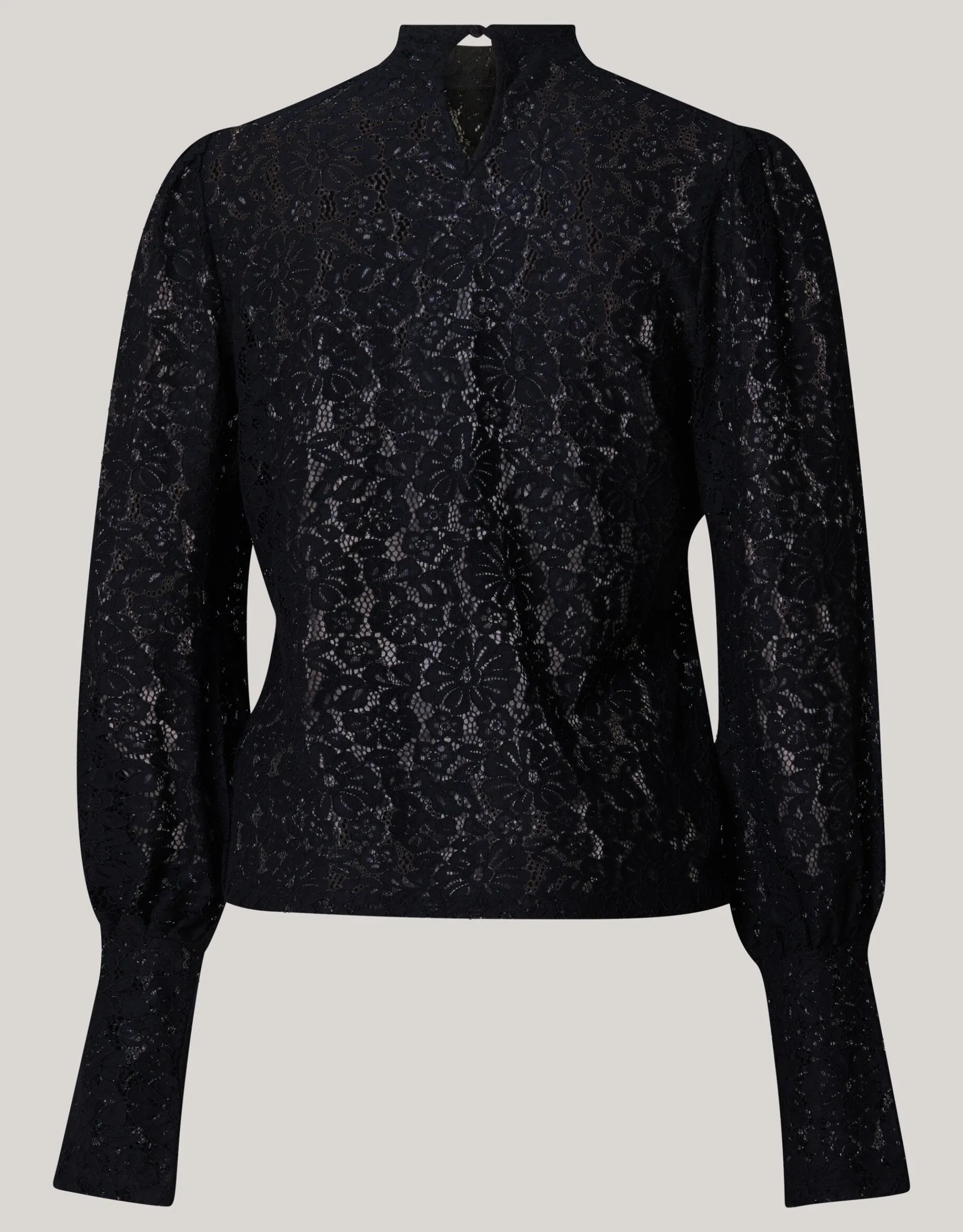 Shoeby Two Tone Kanten Top Zwart<DAMES Tops