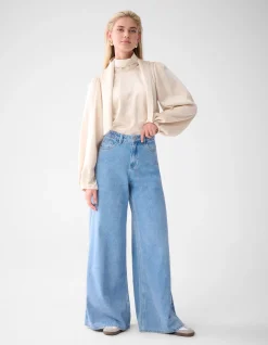 Shoeby Ultra Wide Leg Fit Jeans Blauw By Lonneke<DAMES Jeans