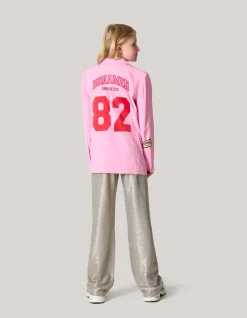 Shoeby Varsity Blazer Roze< Blazers