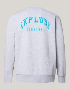 Shoeby Varsity Sweater Grijs<Heren Truien En Sweaters