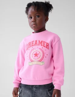 Shoeby Varsity Sweater Roze< Sweaters En Hoodies