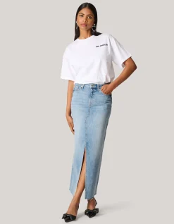 Shoeby Velvet Artwork T-Shirt Wit<DAMES T-Shirts