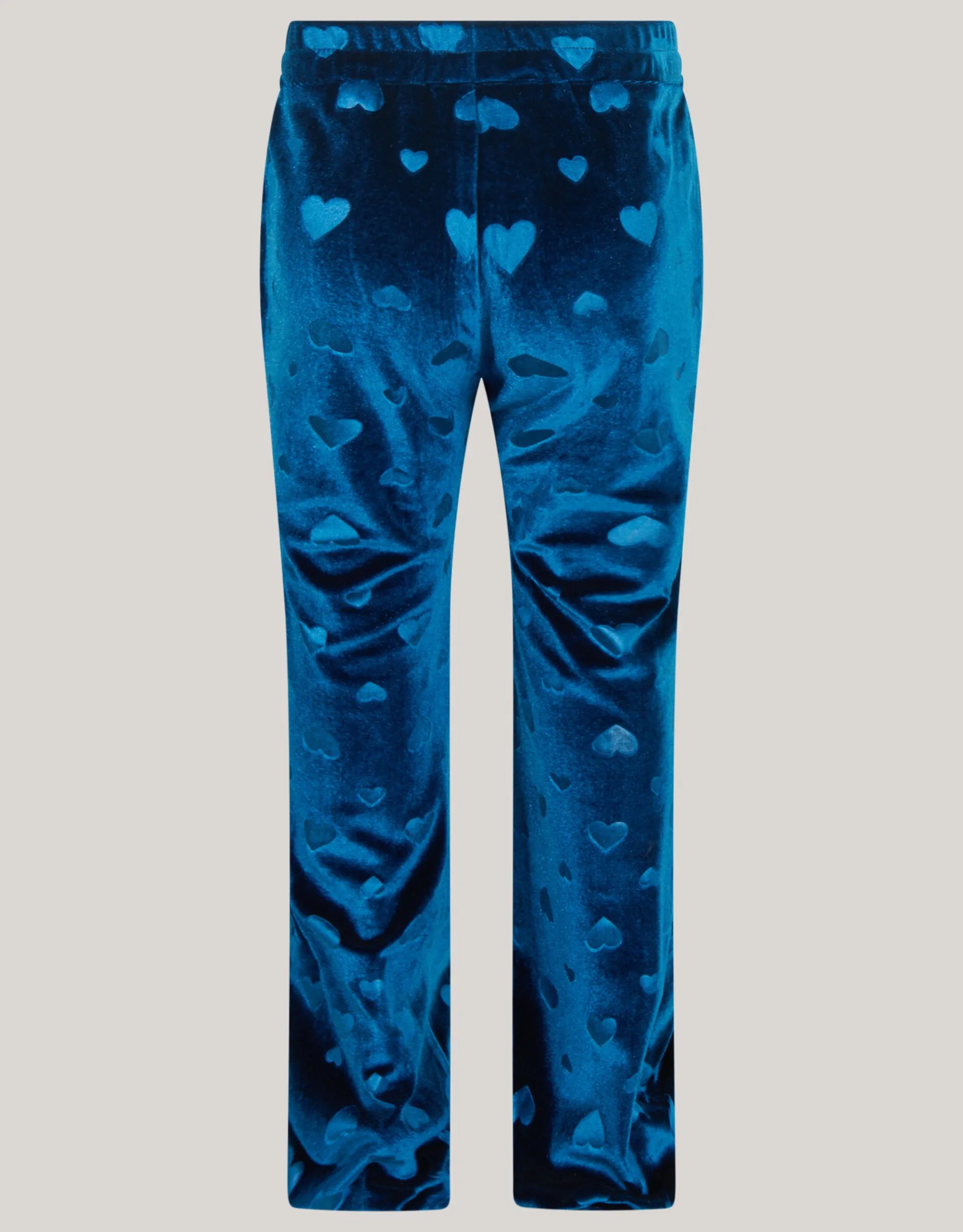 Shoeby Velvet Heart Flared Legging Blauw< Broeken