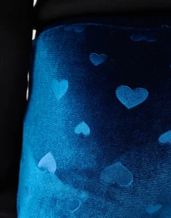 Shoeby Velvet Heart Flared Legging Blauw< Broeken