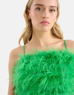 Shoeby Veren Top Groen<DAMES Tops