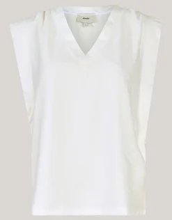 Shoeby V-hals Top Wit<DAMES Tops