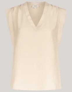 Shoeby V-hals Top Zand<DAMES Tops