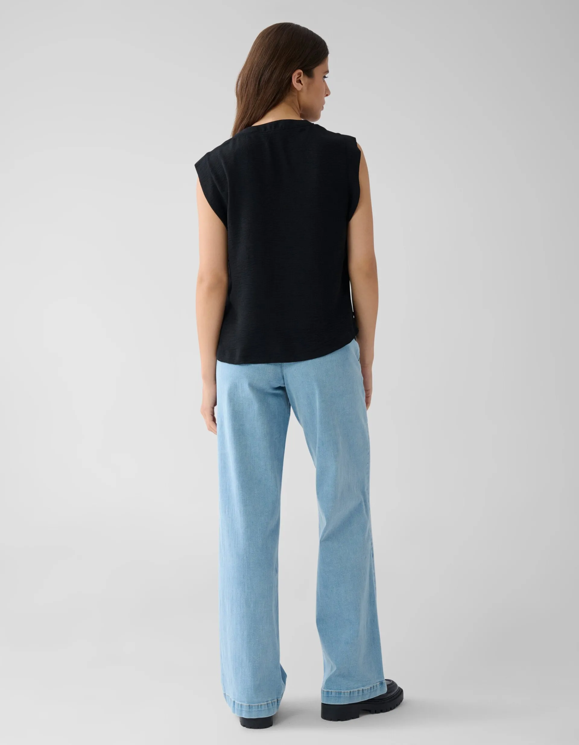 Shoeby V-hals Top Zwart<DAMES Tops