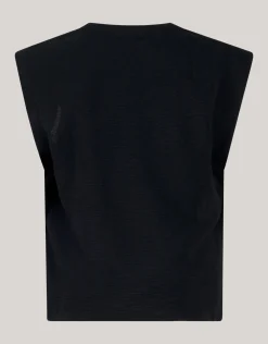 Shoeby V-hals Top Zwart<DAMES Tops