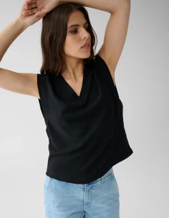 Shoeby V-hals Top Zwart<DAMES Tops