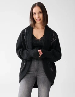 Shoeby Vintage Vest Zwart<DAMES Truien En Sweaters