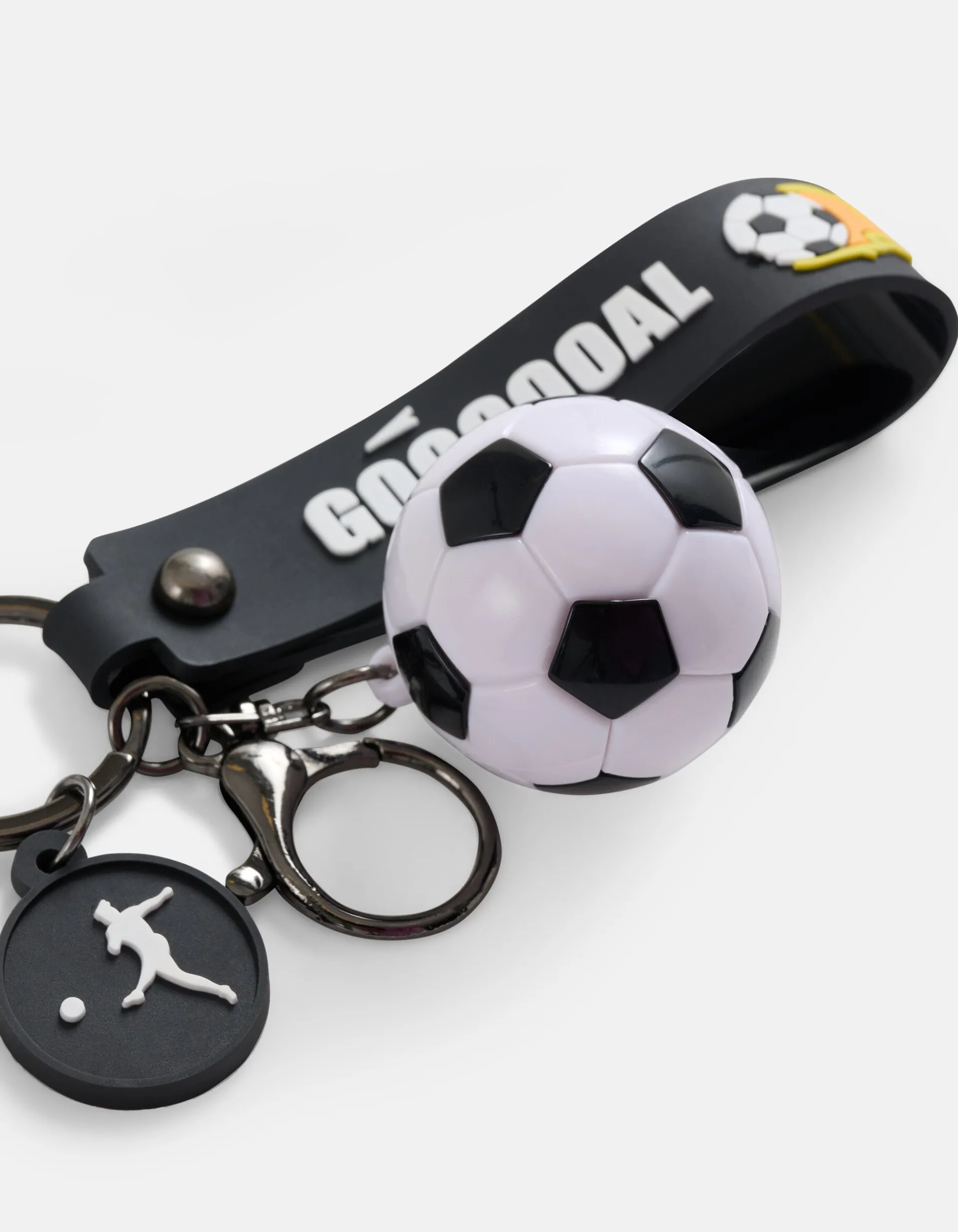 Shoeby Voetbal Sleutelhanger Zwart< Overige Accessoires