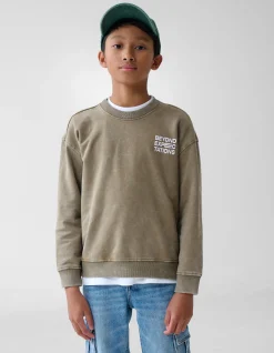 Shoeby Washed Artwork Sweater< Gebreide Truien|Sweaters