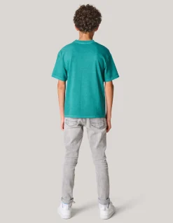 Shoeby Washed Artwork T-shirt Groen< T-Shirts