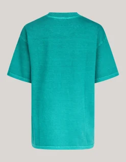 Shoeby Washed Artwork T-shirt Groen< T-Shirts